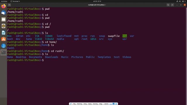 Linux Basic Commands Part-1 | pwd, ls, cd, mkdir, rmdir, rm, man |Hindi-English смотреть онлайн