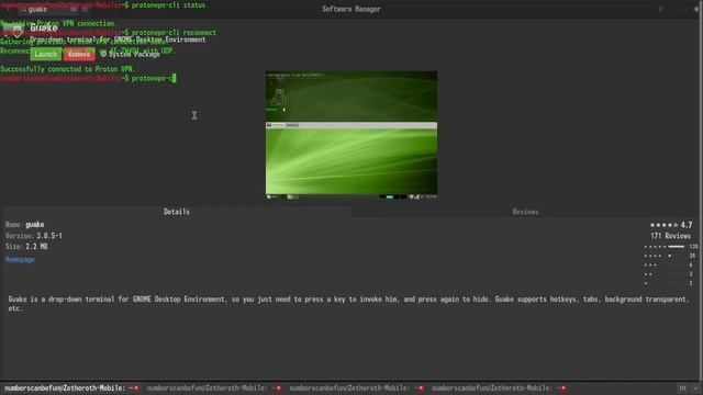 Guake Terminal Application - Linux Mint - Open Source Software смотреть онлайн