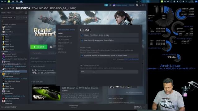 Desligando o Mangohud do sistema, alguns jogos necessitam disso (Linux). смотреть онлайн