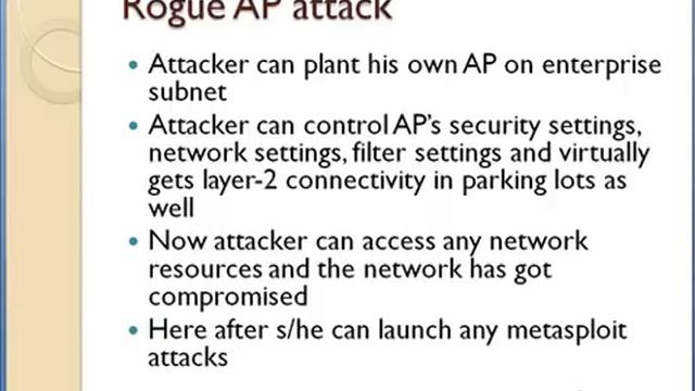 Attacks On Wifi (Rogue Access Point) смотреть онлайн