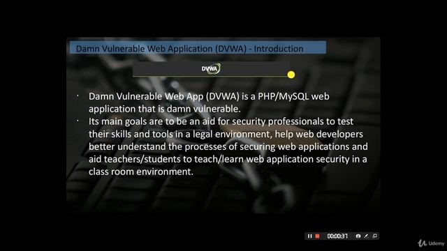 What is DVWA and Why was it developed ? смотреть онлайн