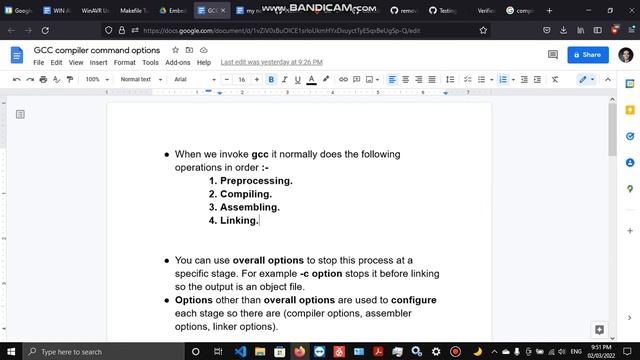 GCC compiler invoke (phases and overal options) смотреть онлайн