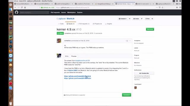 BeagleBone - How to fix the BlackLib for linux Kernel 3.9 and above смотреть онлайн