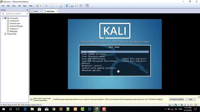 How to Install Kali Linux 2018 on VMware 14 Pro? смотреть онлайн