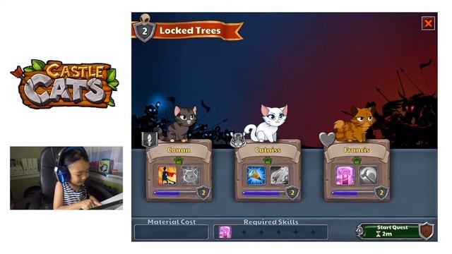 Castle Cats vs the evil DOGS! Let's grow these kitties! Episode 2: Levels 3-5 смотреть онлайн