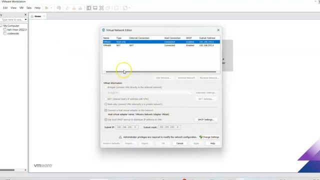 Failed To Connect Virtual Device 'Ethernet1'  Error! Kali Linux #kalilinux #codesode #ethicalhackin