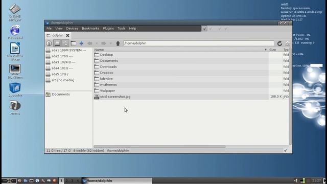 AntiX 13 - The File Managers Part 2 - SpaceFM смотреть онлайн