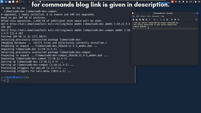 how to install mysqlclient python library in linux? смотреть онлайн