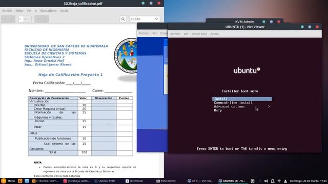 [Sistemas Operativos 2]Proyecto1, Uso de Dbus, Libvirt смотреть онлайн