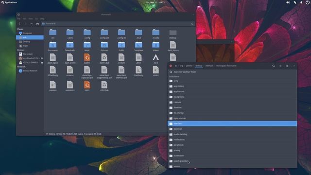 ArcoLinux : 3070 Pantheon on Arch - trying to change wallpaper, theme, icons and cursor - dconf смотреть онлайн