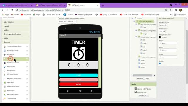 MIT APP INVENTOR | HOW TO CREATE TIMER APP смотреть онлайн