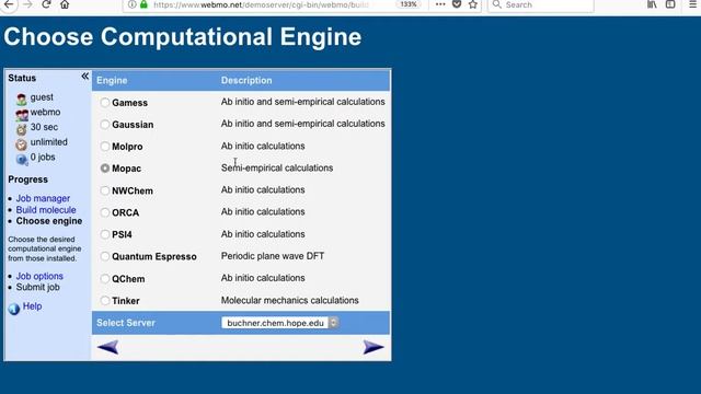 webMO primer to Calculate Hf at the semi-empirical level (PM3) смотреть онлайн