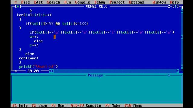 C programing |to find vowels & consonants in a string||Counting vowels & Consonants in C language смотреть онлайн