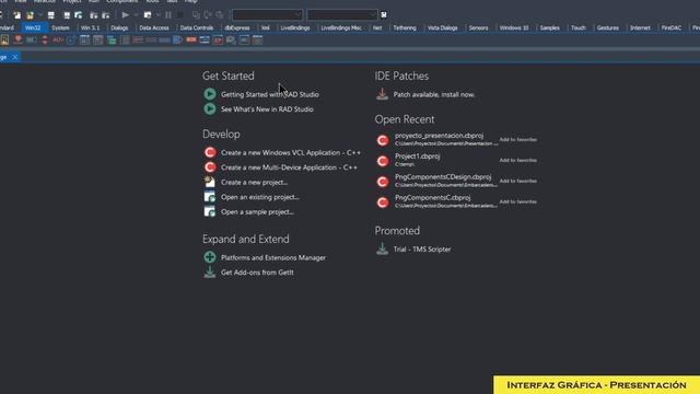 C++ Builder 10.4 - Interfaz Gráfica - Presentación смотреть онлайн