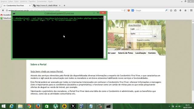Utilizando o Curl+LFI para upload de shell смотреть онлайн