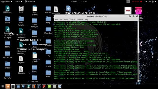 Trity - Advanced Kali Linux Hacking Tools 2017 смотреть онлайн