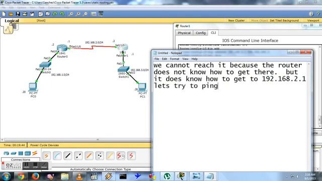 Cisco Tutorial Implementing Static Routing смотреть онлайн