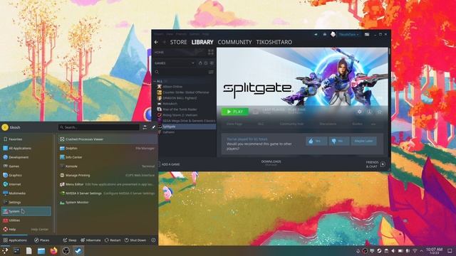 Splitgate startup on Gentoo Linux смотреть онлайн