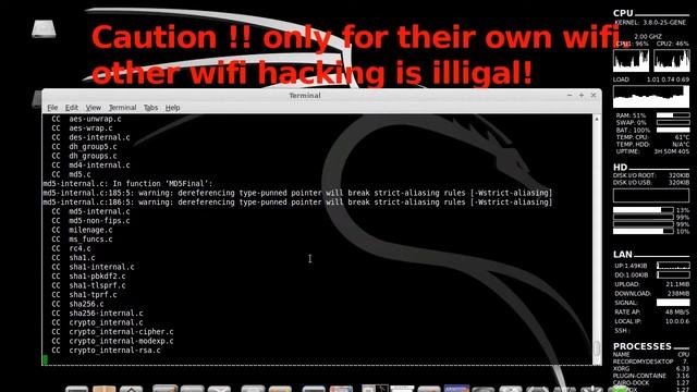 +++ REAVER 1.3 +++ HACK your WIFI KEY HD смотреть онлайн