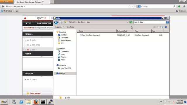 Script Control of Open-E DSS V7 with CLI/API via SSH and PuTTY (Plink) смотреть онлайн