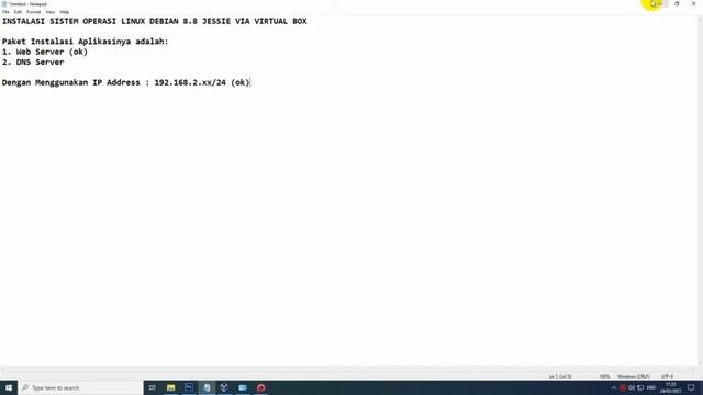 3_Instalasi Web Server (Apache2) Debian 8.8 Jessie Via Virtual Box смотреть онлайн