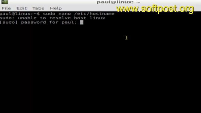 How to change the hostname permanently in Debian смотреть онлайн