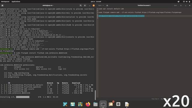 How to install WebStorm on Pop!_OS 22.04 смотреть онлайн