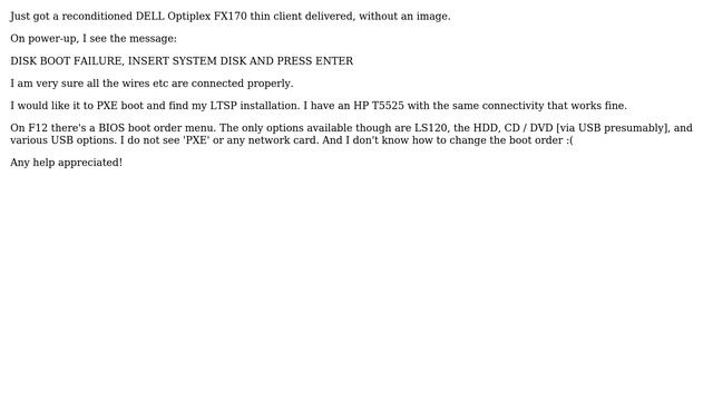 Ubuntu: How do I use with LTSP with a Dell FX170 thin client? смотреть онлайн