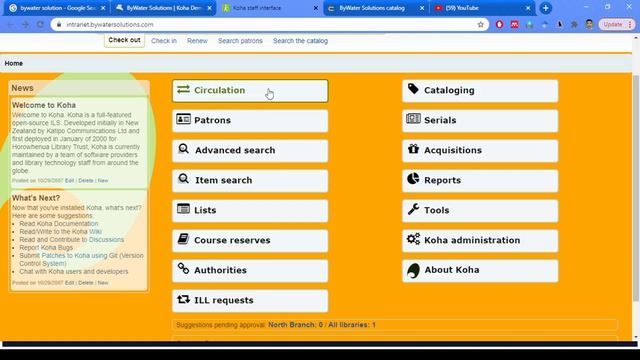 Online Platform for Practicing Koha Integrated Library Management System (KohaILMS) смотреть онлайн