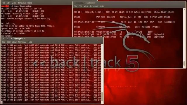 BackTrack5-How To Crack WEP Encrypted WiFi Passwords смотреть онлайн