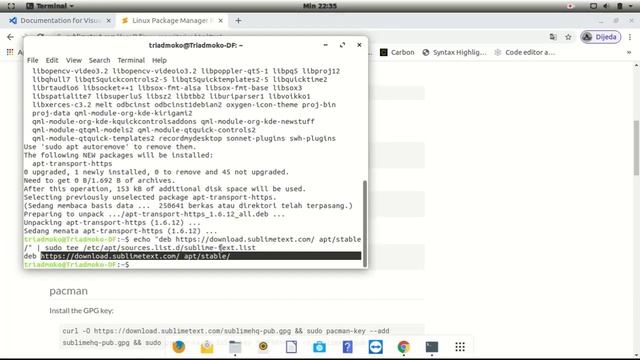 #2 Pengenalan HTML Dasar : Install Sublime Text 3 dan Visual Studio Code di Linux смотреть онлайн
