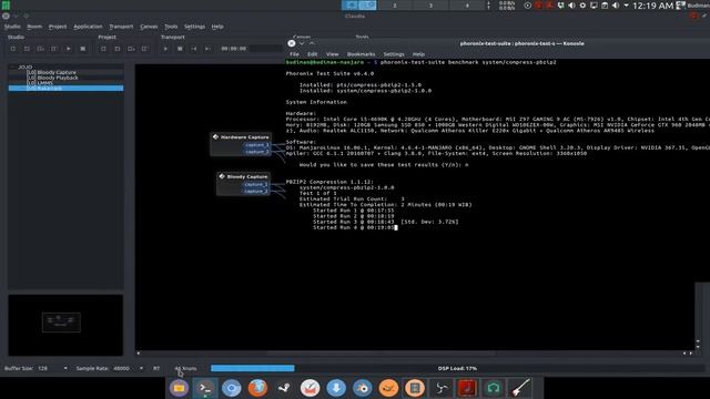 Manjaro Realtime vs Stock Kernel JackAudio Performance смотреть онлайн