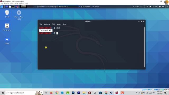 pwd command in Linux Kali and Ubuntu смотреть онлайн