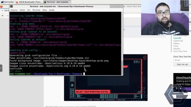 Personalizar Temas do Grub смотреть онлайн