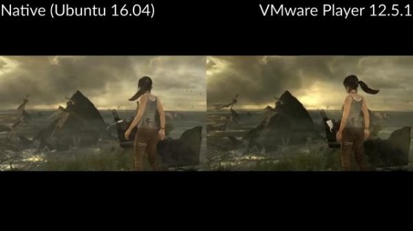 Linux Gaming Ubuntu vs Windows 10 on VMware Benchmarks