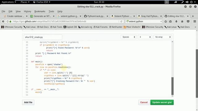 CPE 549 Lab2 Part 2: Dictionary attack on a Linux password file смотреть онлайн
