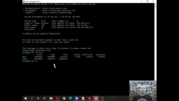 Clase Practica de Linux 05 - Administracion de Memoria en Linux - WSL - Ubuntu 20.04