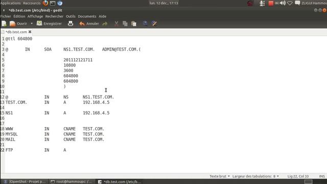 Installation & configuration de service DNS ( bind9) смотреть онлайн