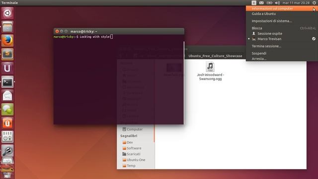 Unity Lock Screen for Ubuntu 14.04 смотреть онлайн