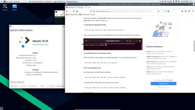 Get the latest KDE plasma desktop on Ubuntu смотреть онлайн