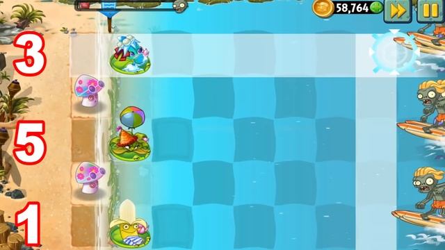 PvZ 2 Challenge - Missile Toe VS Boom Balloon Flower VS Banana Launcher ( Plant Vs Plant) смотреть онлайн