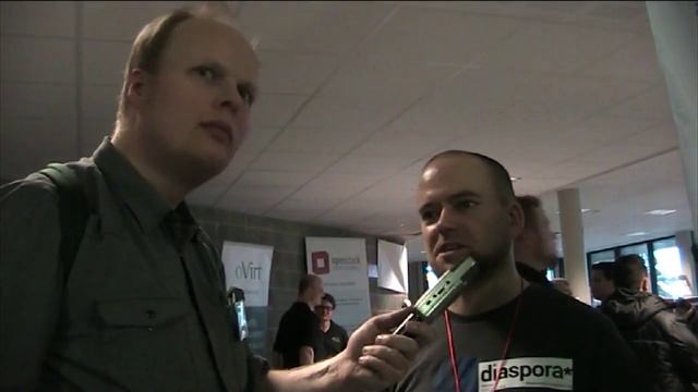 Interview about Diaspora social network at Fosdem 2015 смотреть онлайн
