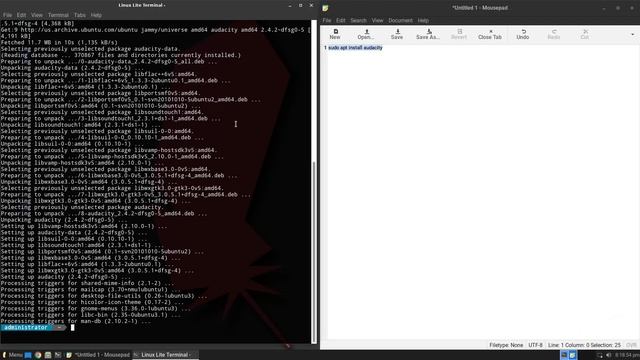 How to install Audacity on Linux Lite 6.2 смотреть онлайн