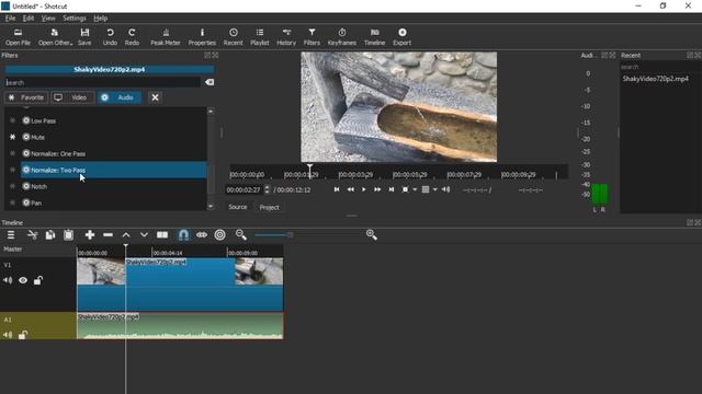 Detach Audio from Video - Split Clip Tutorial for Shotcut смотреть онлайн