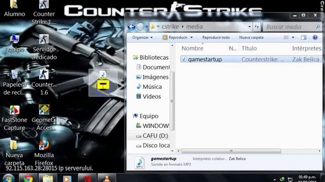 Como cambiar la musica de counter strike 1.6 no steam por una mejor 2015 смотреть онлайн