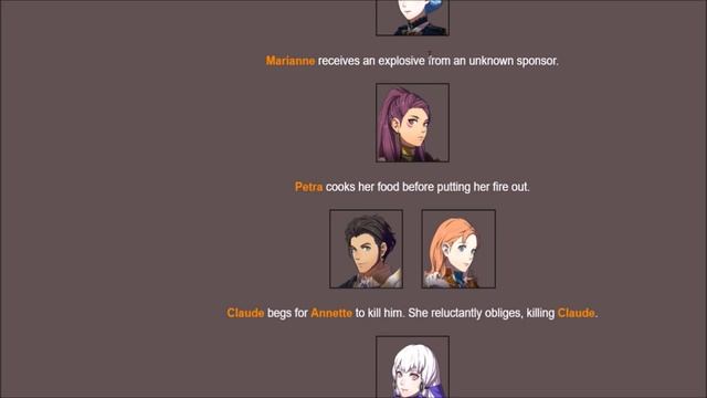 Five years later We have a new killer! Hunger Games Fire Emblem Three Houses Post Timeskip Ep 8 смотреть онлайн