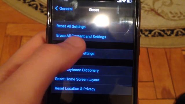 Erase All Content And Settings iPhone X смотреть онлайн