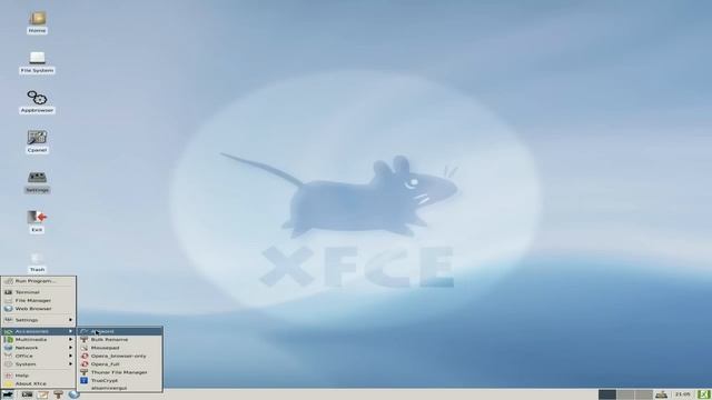 Tinycore 3.1 with XFCE....TC with the mouse. смотреть онлайн