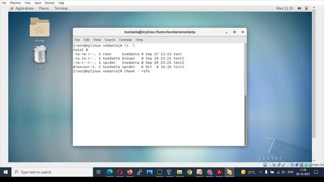 27. File Permissions || Copy owner & Group settings || --reference command || Linux in Hindi || смотреть онлайн