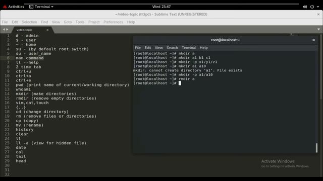 Linux Basic Commands Examples || RHEL8 смотреть онлайн